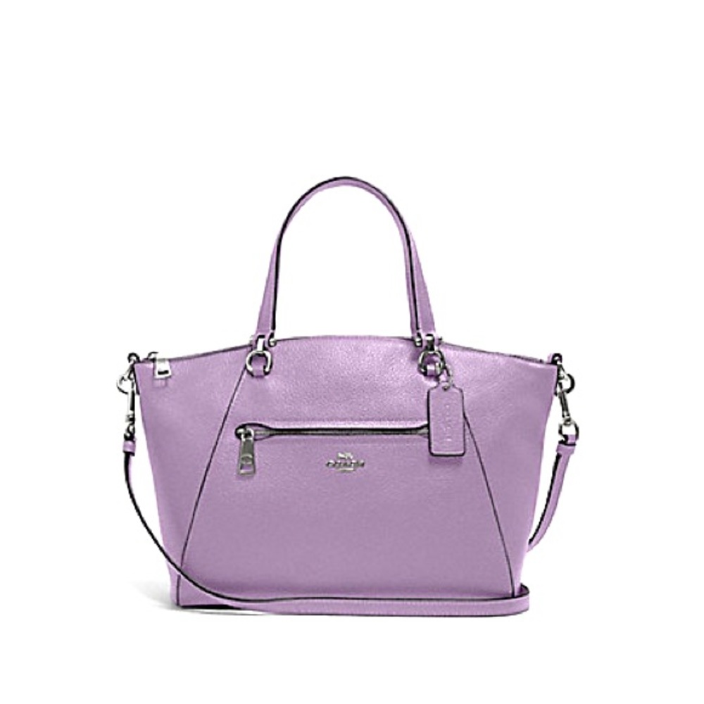 Coach Pebble Leather Prairie Satchel